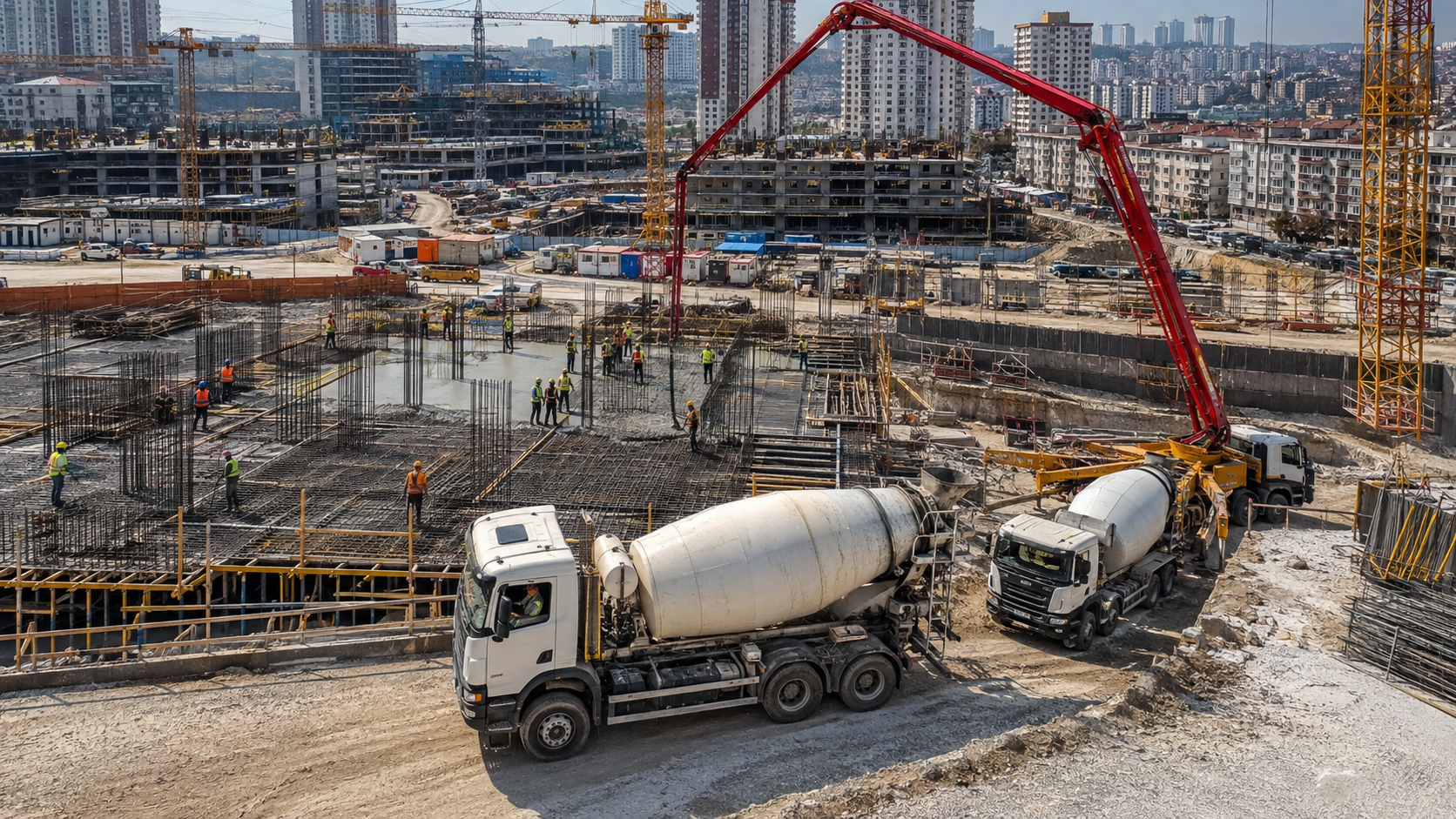 Eyüpsultan hazır beton ve beton pompası